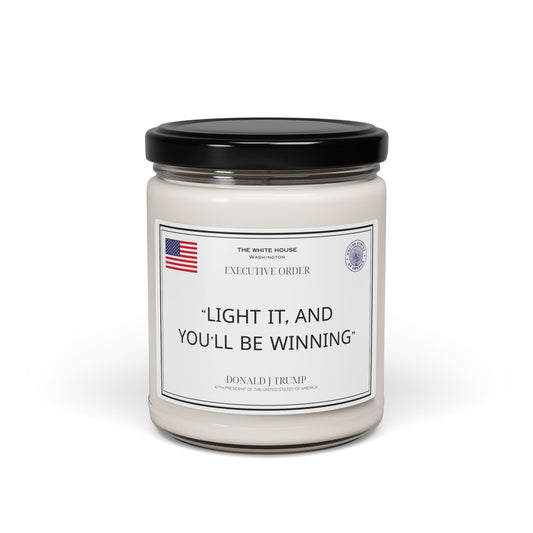 Scented Soy Candle, 9oz - Winning