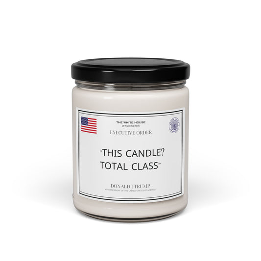 Scented Soy Candle, 9oz - Total class