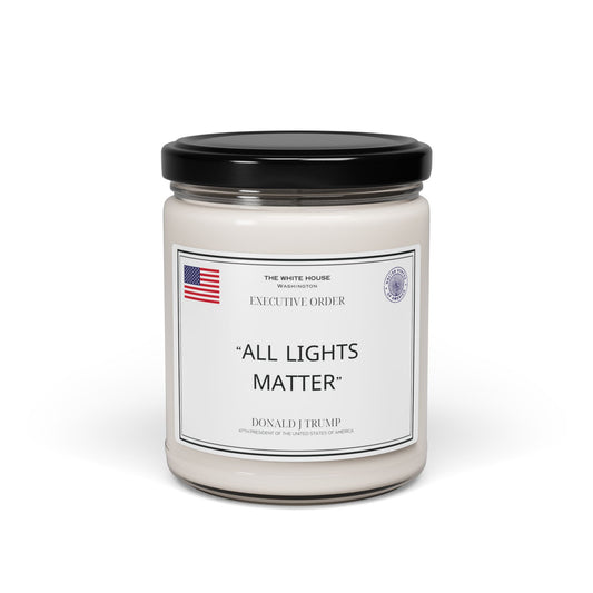Scented Soy Candle, 9oz - All lights matter